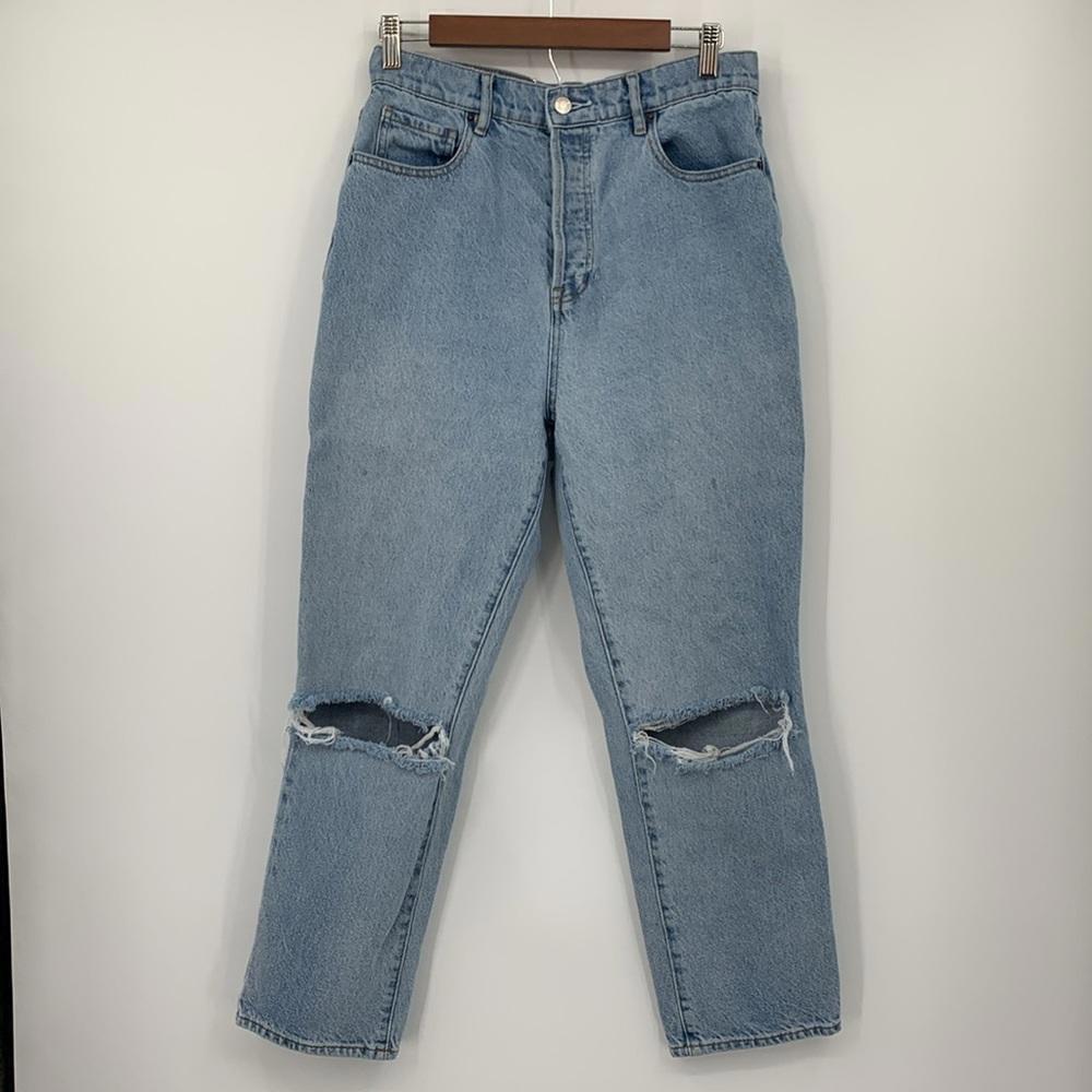 Pacsun High Rise Straight Leg Ripped Mom Jeans Women’s Size 29 - Picture 2 of 9